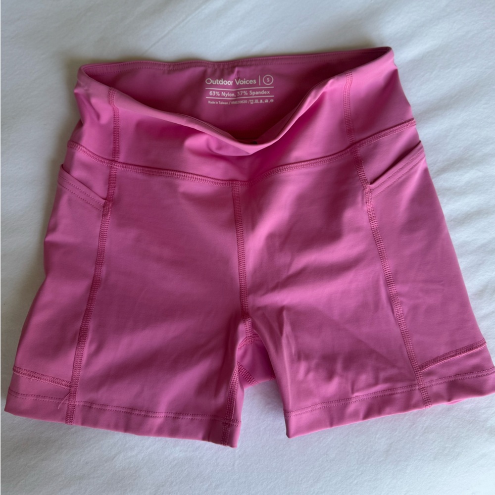 Outdoor Voices Women's Pink Shorts